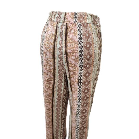 NEW Spense Women's Printed Pull On Pants Boho Beachy Pockets Size‎ Large - Picture 6 of 10